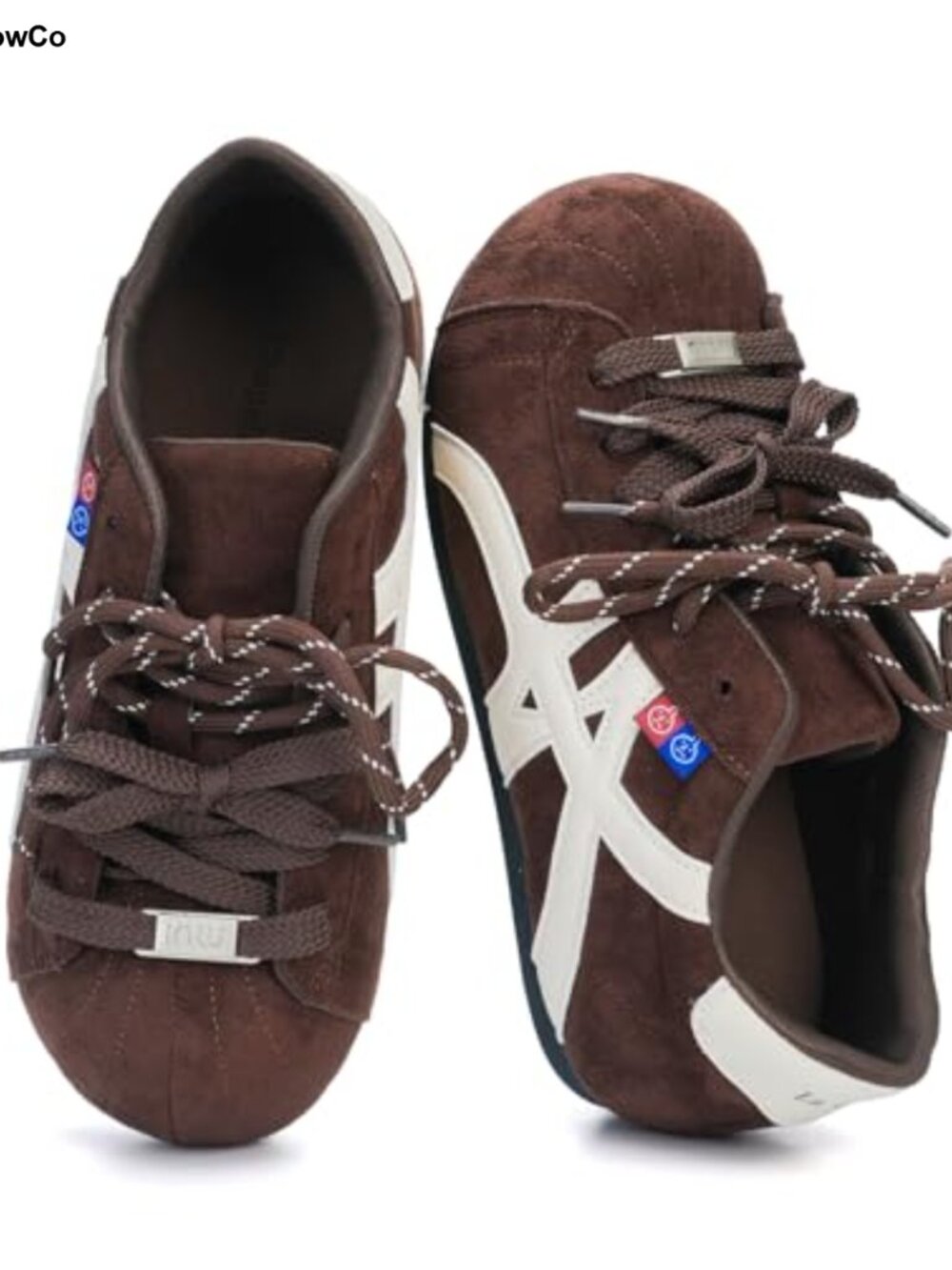 Retro Low Top Fashion Sneakers Hidden Wedge Comfortable Walking Shoes